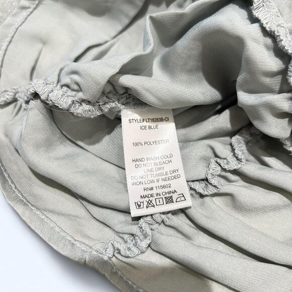 Blue metallic cottagecore top - Picture 5 of 5